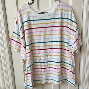 Striped Multicolor Vintage Tee